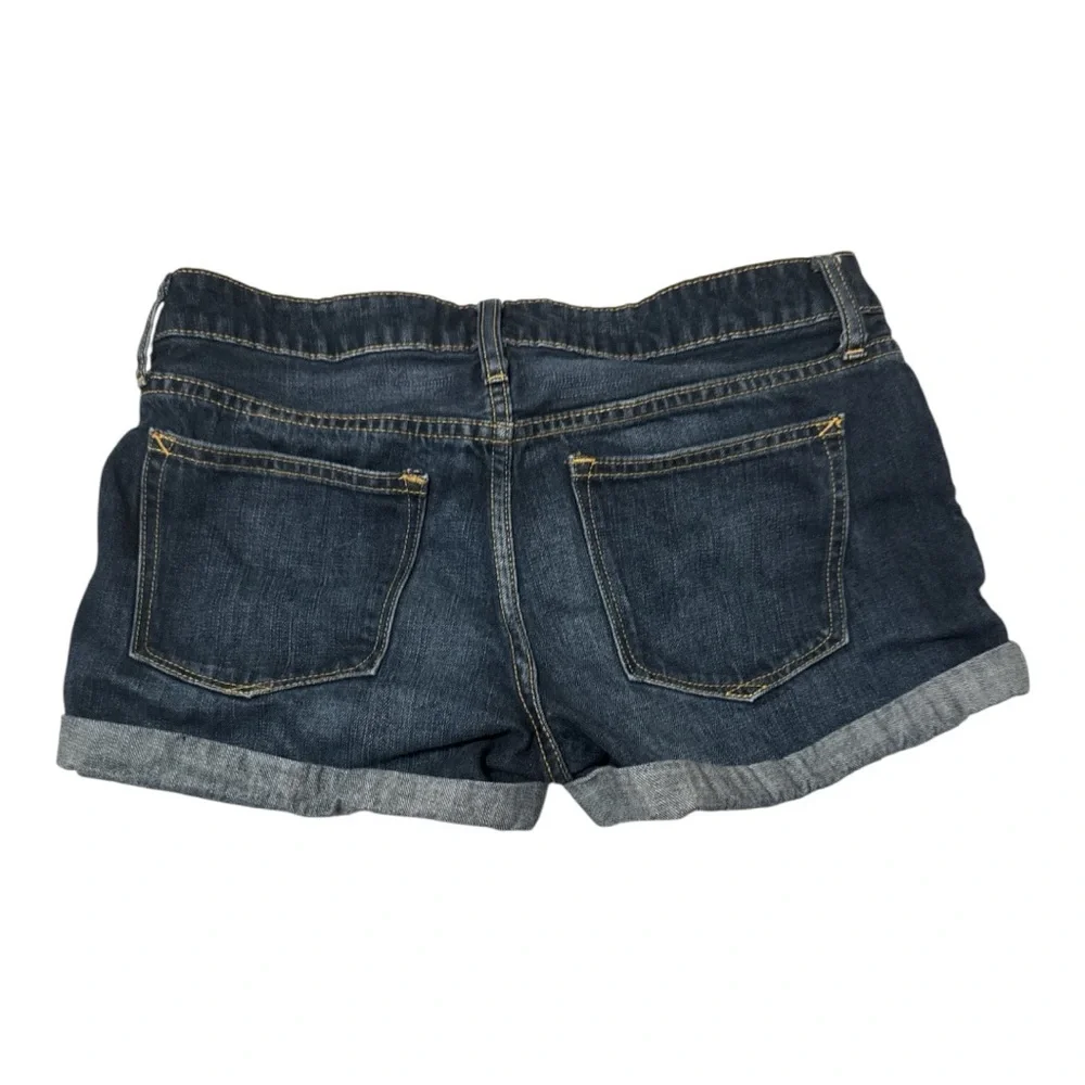 GAP Women's Dark Blue Jean Shorts Size 11/12 100% cotton beach, concerts - Picture 2 of 5